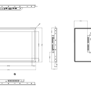 S185 - 18.5” Touch Screen Hi-Bright LCD HD Display - Image 4